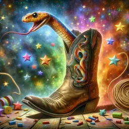 {There’s a snake in my boot!}